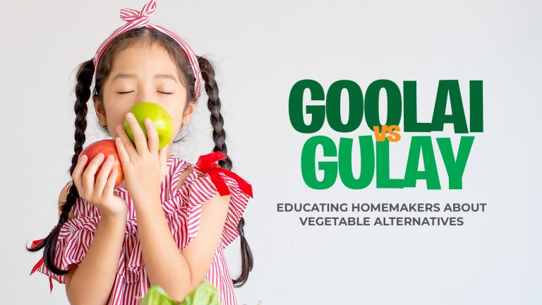Goolai vs Gulay: Educating Homemakers About Vegetable Alternatives